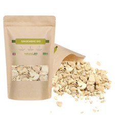 LOT de deux sacs GINGEMBRE BIO – Racine en  sac de 100 grammes