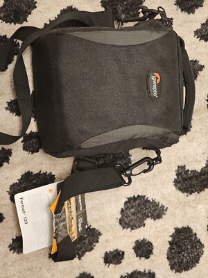 Lowepro Format 120 Black DSLR Camera Camcorder Shoulder Crossbody Bag w Strap
