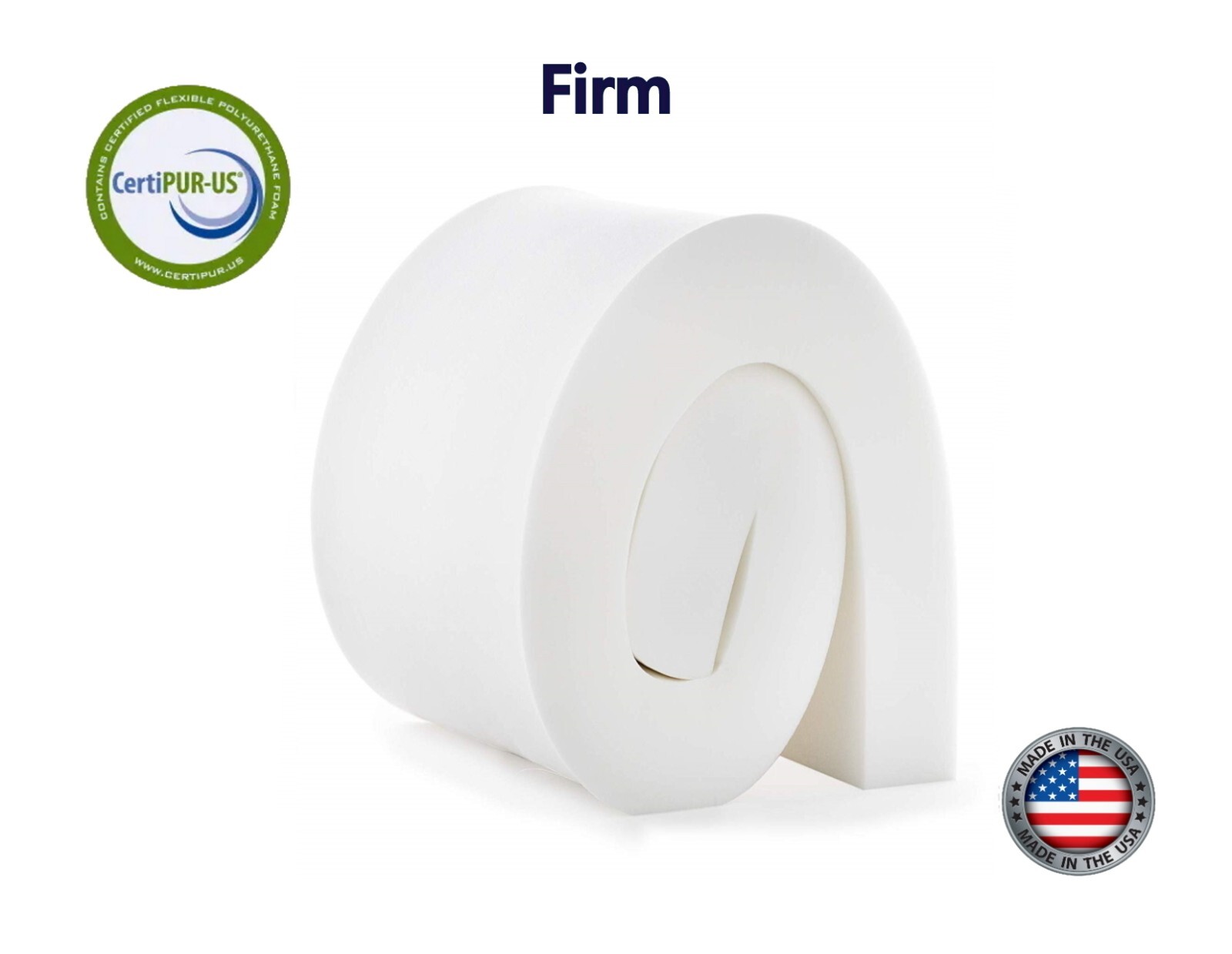 Upholstery Foam Cushion 4"x 30"x 80" (Firm) 1.8 lb/per cubic