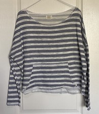 PST Los Angeles Stripe Pullover Sweater (M)
