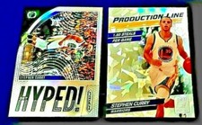  2010-11 DONRUSS PRODUCTION LINE STEPHEN CURRY CRACKED ICE #79 + HYPE SILVER  