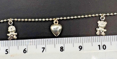 925 Sterling Silver Braclet with Koala & Heart Designs