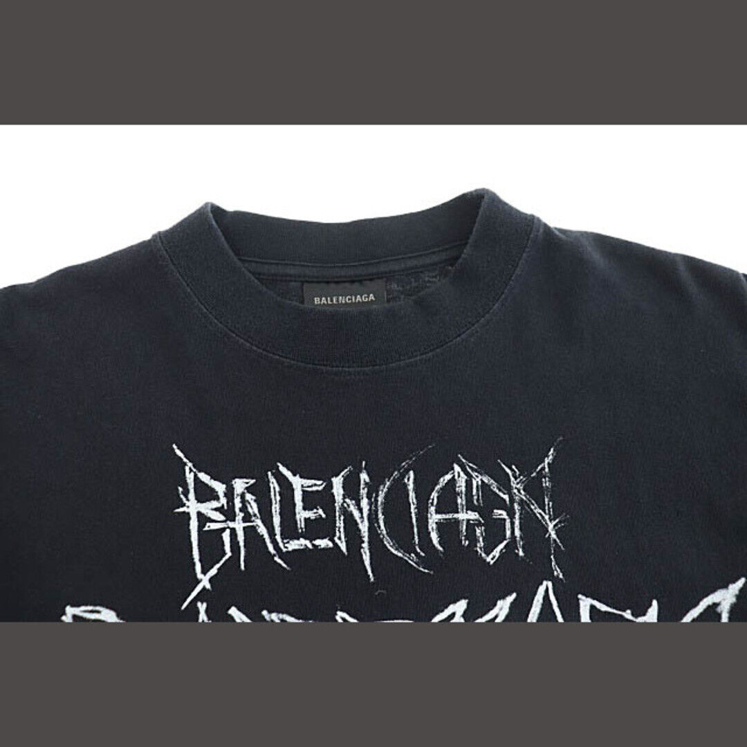Balenciaga 24SS DIY METAL TEE DIE-METAL LOGO PRINT SHORT Balenciaga 24SS DIY METAL TEE DIE-METAL LOGO PRINT SHORT