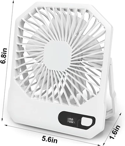 Mini USB Desk Fan Small Quiet Personal Cooler USB Powered Portable Table Fan - Picture 2 of 10