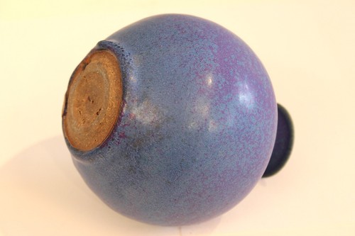 Henry Gernhardt Studio Poterie Vintage Vase Bio MCM Feelie Weed Pot Signé - Photo 7/14