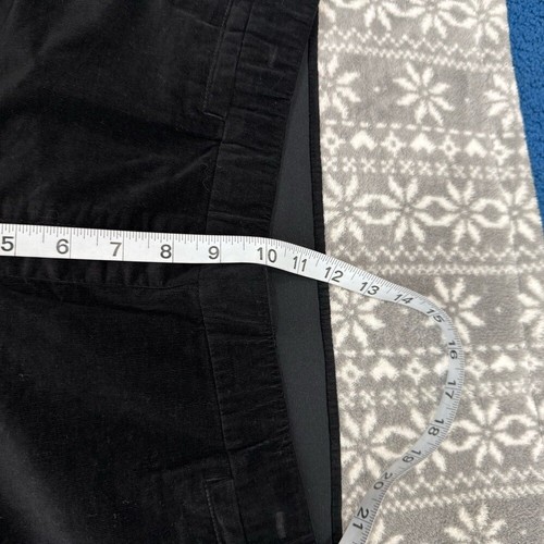 NWT J.Jill Women's Black Elastic Waist Pull-On Corduroy Ankle Pants Size 12 - Picture 10 of 11