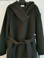 *bnwt Max Mara Ladies Virgin Wool/silk/angora Coat W/t Hoodie Size Uk8 Rrp£1500*