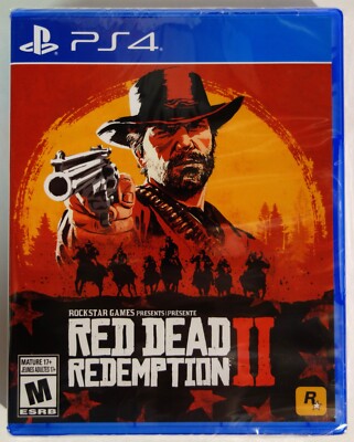 Red Dead Redemption II 2 (Sony PlayStation 4 PS4, 2018) - BRAND NEW SEALED