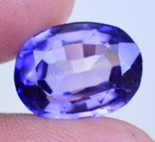 FLAWLESS Natural Purple Blue Montana Sapphire 11.30 Ct Certified Loose Gemstone