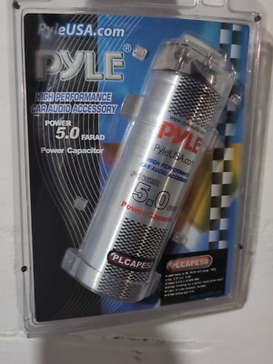 New Pyle PLCAPE50 5.0 Farad Digital Power Capacitor FAST Shipping 