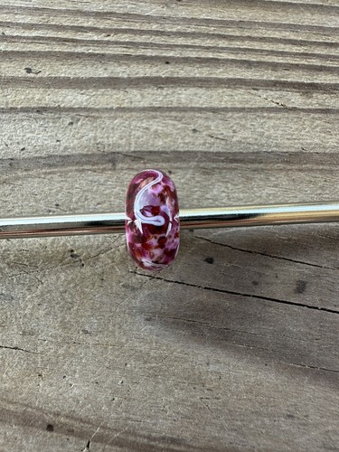 Autentico Trollbeads Classico Trollstone Rosso, Rosa, Bianco - Foto 4 di 12