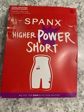 Spanx Womens Tummy Control Power Shorts Soft Nude Size XL-New