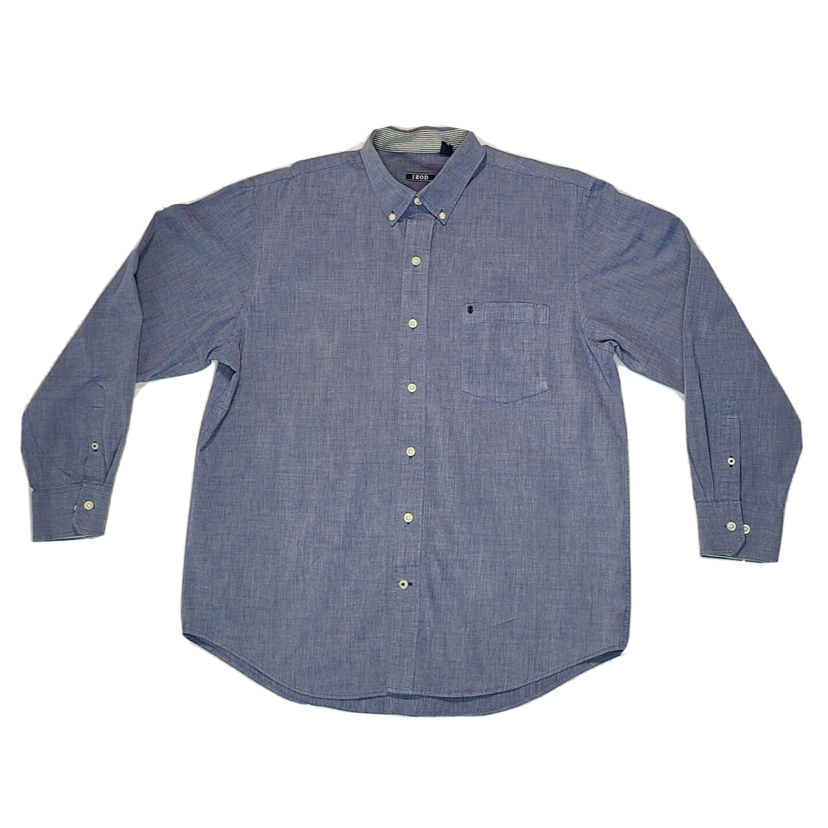 Izod Men's Blue Long Sleeve 100% Cotton Shirt Size Large | eBay Izod Men's Blue Long Sleeve 100% Cotton Shirt Size Large | eBay