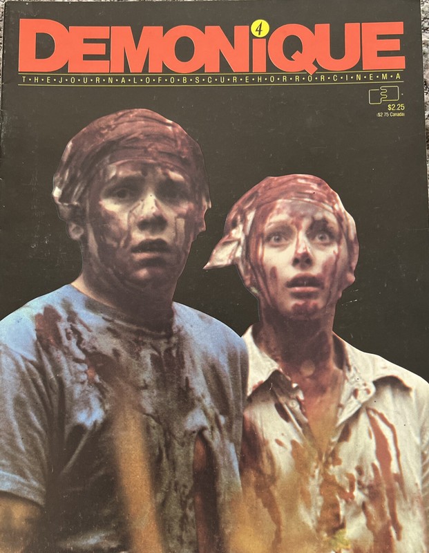 Demonique  No. 4 ( 1983, FantaCo), The Journal Of Obscure Horror Cinema