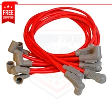 MSD 31599 Super Conductor Spark Plug Wire Set, SBC, Socket Dist. Cap
