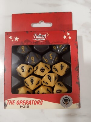 Fallout Combat Dice Modiphius MUH107005 Modiphius Fallout Factions: Dice Sets - The Operators NEW | eBay