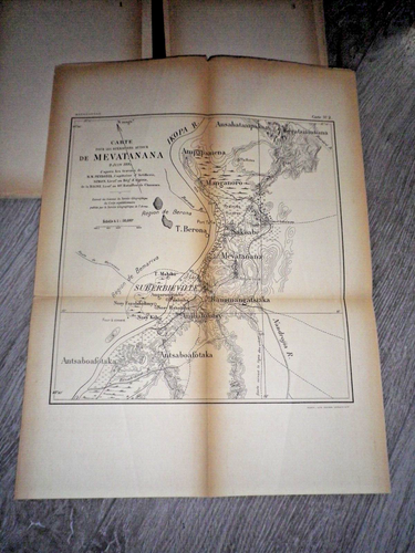 1897 RAPPORT EXPEDITION DE MADAGASCAR ATLAS - Bild 3 von 3
