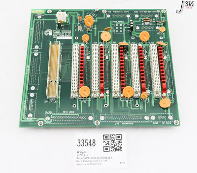 33548 APPLIED MATERIALS PCB ASSY, CHAMBER INTERFACE WXZ ENDURA SL