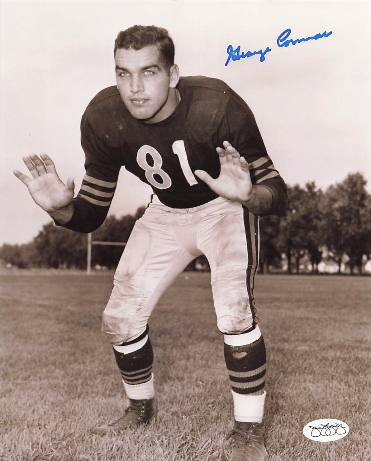 George Connor Bears Autographed Signed 8x10 Photo Autograph JSA 