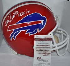 ANDRE REED AUTOGRAPHED VSR4 FULL SIZE REP HELMET BUFFALO BILLS HOF 2014 JSA