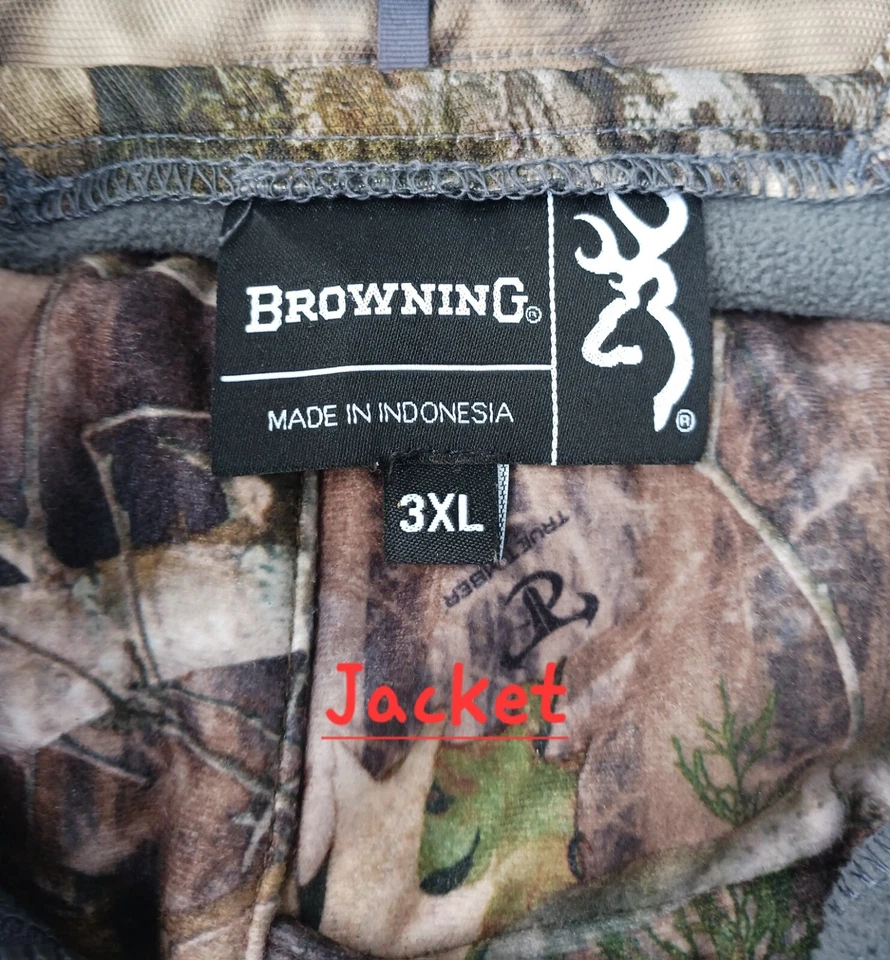 Camo Hunting Scentlock XXL Pants. Browning 3XL Jacket. 2 Items. 1 Price - Image 4 of 4