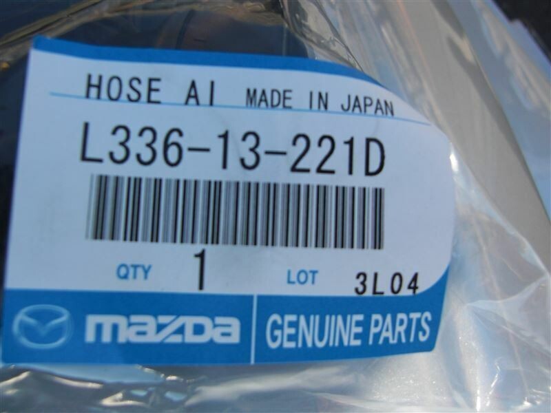 Mazda MPV Tribute LW EP3W OEM Genuine Air Hose Pipe Rubber L336-13