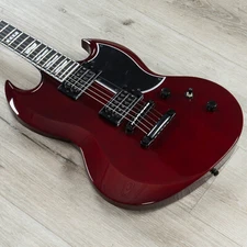 ESP E-II Viper Guitar, Fishman Open Core Classic Pickups, See Thru Black Cherry