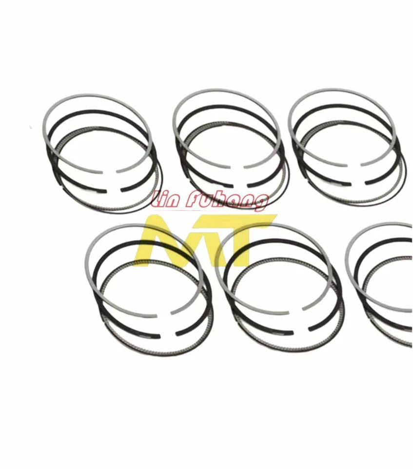 OM642 MAHLE 6x Piston Rings Set STD For Mercedes-Benz C320 E350 CDI BlueTec 3.0 - Image 2 of 4