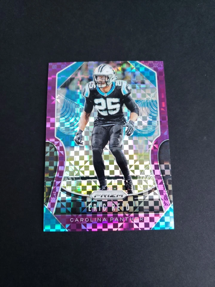 2019 Panini Prizm Purple Power Prizm /49 Eric Reid #180 - Image 2 of 4