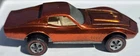Hot Wheels Redline Custom Corvette 1968 Orange U.S.
