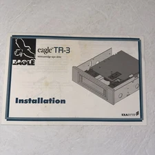 eagle TR 3 Installation Instructions Manual Minicartridge Tape Drive Exabyte