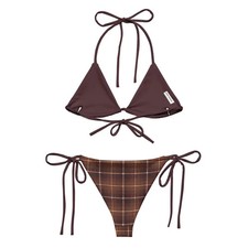 All Over Print Eco Friendly String Bikini Swimsuit Beachwear