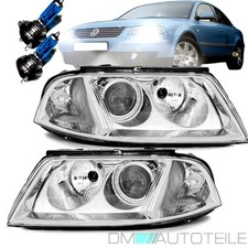 für VW Passat 3BG Scheinwerfer RECHTS & LINKS 00-05+ Satz H7 Xenon Optik Birnen