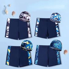 Children's Swimming Trunks, Boys Swimwear, Quick-drying Shorts, Print Beach Swim