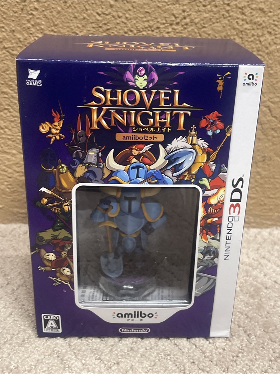 3DSソフト ショベルナイト amiiboセット　未開封品 3ds Shovel Night Amiibo Set Nintendo IMPORT Japan for sale