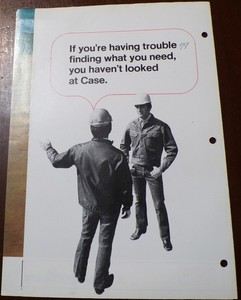 Case Full Industrial Line of Equipment, Sales Brochure 1973