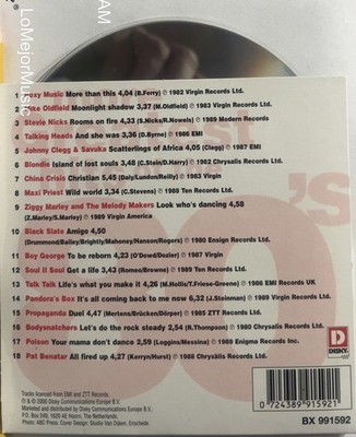 Rare No Longer Made CD Card Sleeve 80s 8Pandora box It's all coming back2me 6:32