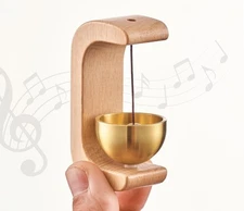 Wind Chime Door Bell Entrance Bell Magnetic Wooden-Copper for Coffee Shop