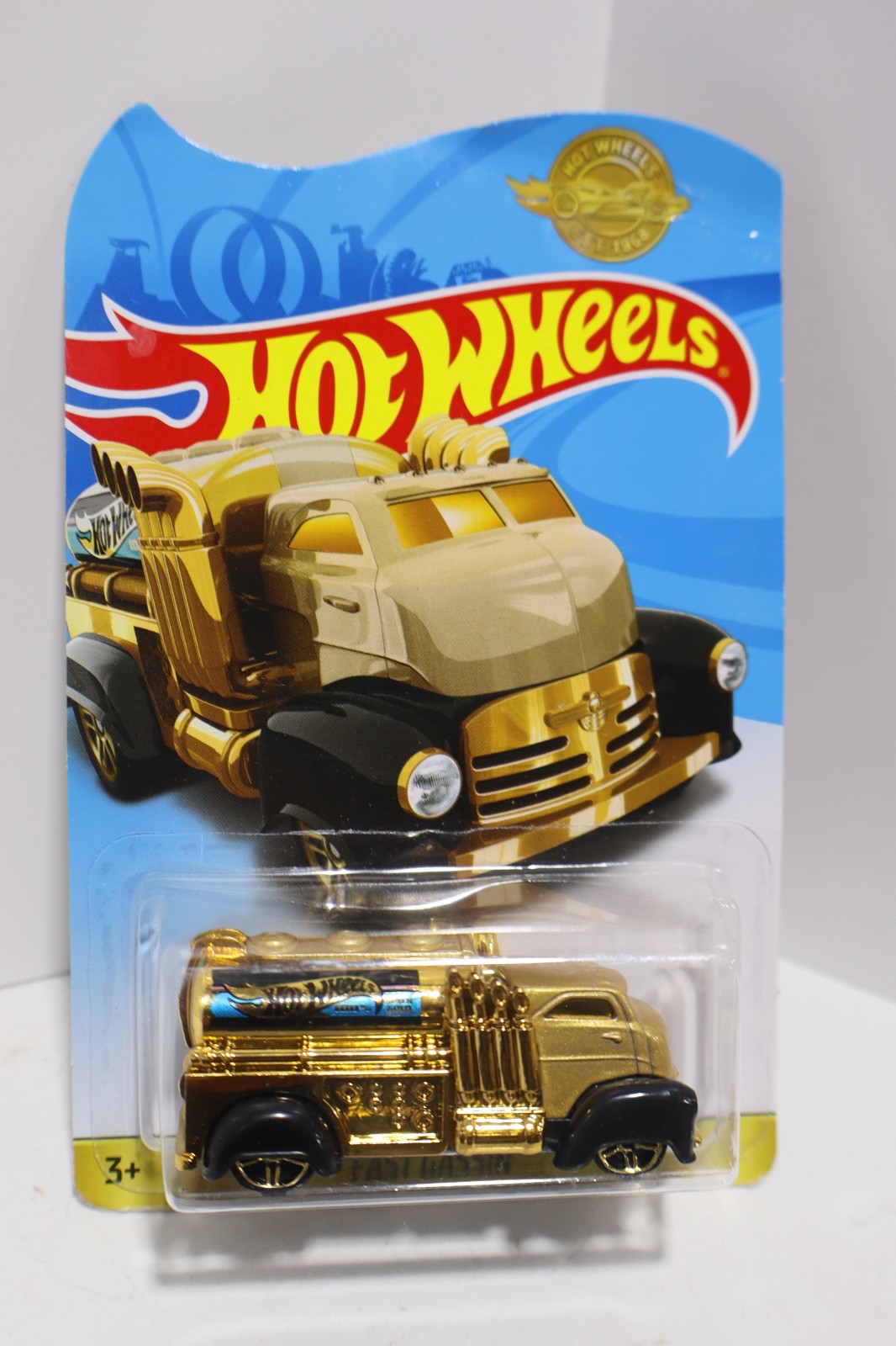 Hot Wheels Meijers Exclusive Gold Fast Gassin Promotion Tanker Truck