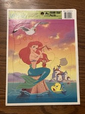 Vintage 1991 Disney Little Mermaid 12 Piece Puzzle Princess Ariel