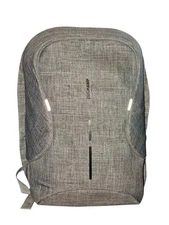 Duchamp London Anti-Theft Laptop Backpack 15.6" Computer Sleeve Heather Grey