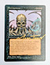 MTG ICE AGE Necropotence SIGNED IN GOLD BY MARK TEDIN