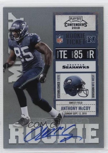 Anthony McCoy [Autograph] #104 2010 Playoff Contenders card