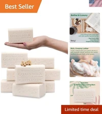 8-Pack Goat Milk & Shea Butter Soap Bars – Nourishing, , and Cruelty-Free