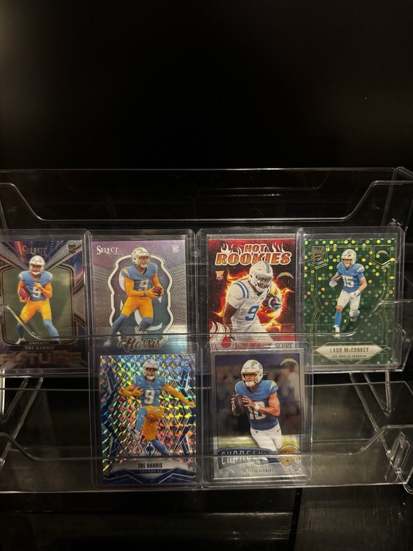 MASSIVE Los Angeles Chargers Lot Rookies And Inserts From Panini And Topps