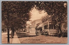 South Erie Street Mercer Pennsylvania Residential Homes Postcard