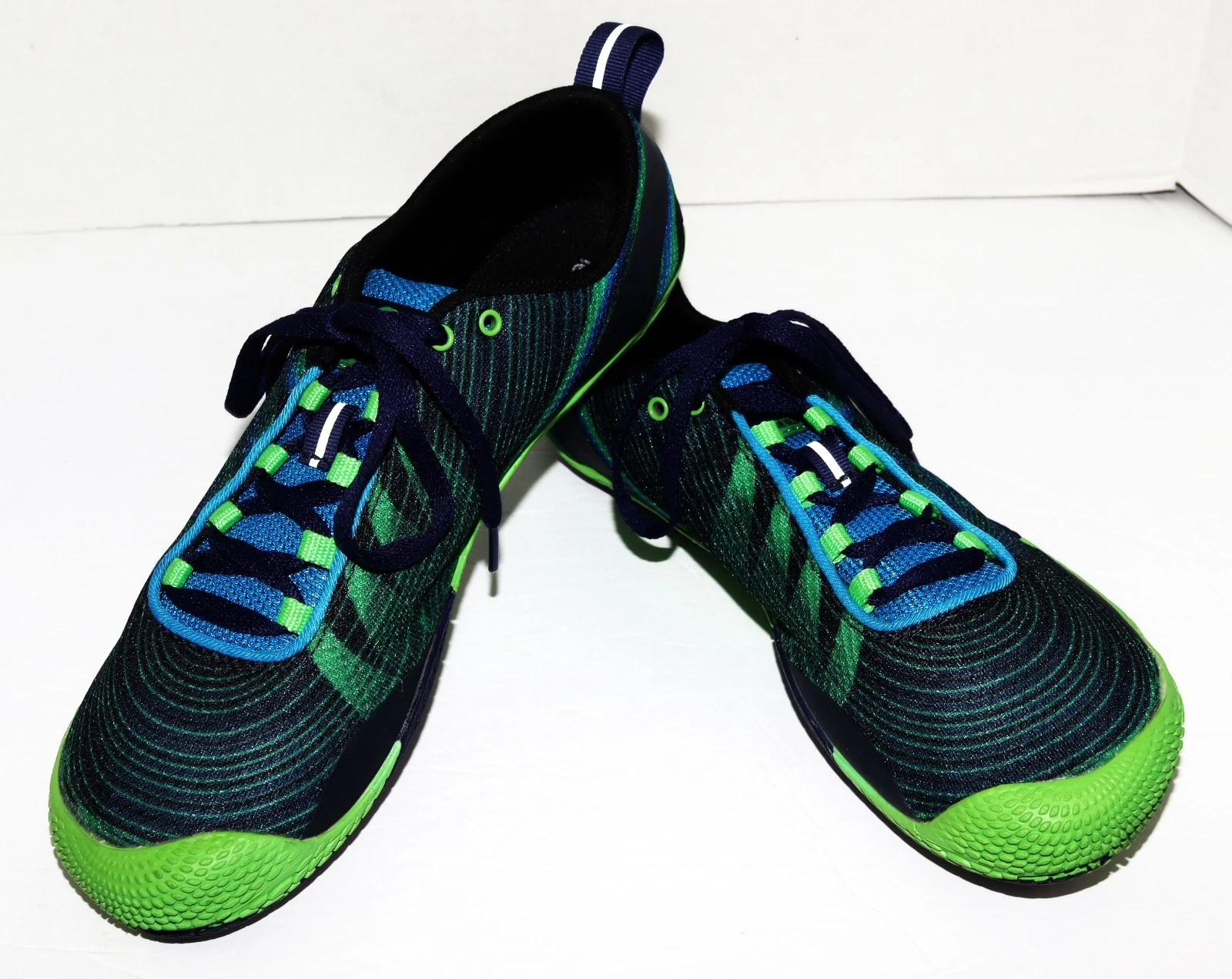 Merrell Vapor Glove 2 Barefoot Trail Running Shoes Men's 8 US Racer Blue Green