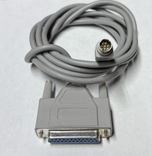 Mini DIN 8 Pin Male to DB25 Female for Mac Printer Cable 7FT