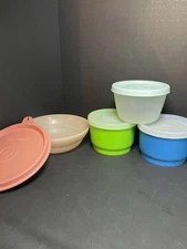 Vintage Tupperware Lot Of Small Miscellaneous Storage Containers