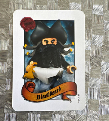 LEGO Pirates of the Caribbean On Stranger Tides Trading Card Blackbeard 463137